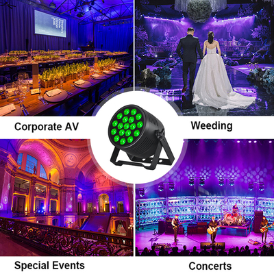 18x20 Wasserdicht DMX Led Par Kann RGBWA UV für Outdoor Theater Hochzeit Konzert Show Veranstaltungen