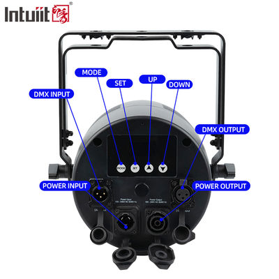 12*20W RGBWA+UV 6in1 LED Par Licht IP65 Outdoor Wasserdicht DMX512 Bühne Uplighting für Hochzeit DJ Party
