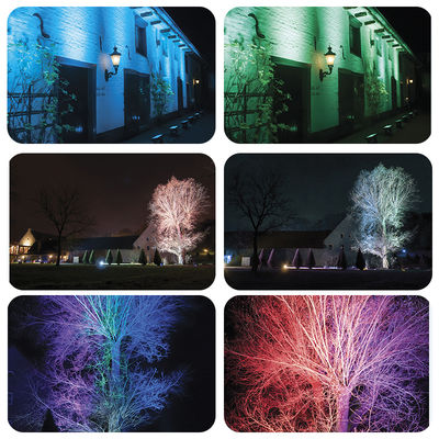 400W RGBW 4in1 Wasserdichtes LED Waschlicht Stadt Farblicht Waschlicht Bewegliche Kopfbühne Licht für Außengebäude