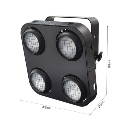 400W Wasserdichte 4-Augen-Blinder-Scheinwerfer mit RGB Warmweiß Bernstein Farben für Bühne LED Blinder IP65 Publikumslicht