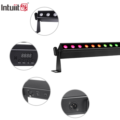 IP20 24x2W RGBW 4in1 Batterie drahtlos Smart Sound-active Control LED Wandspüler-Streifenlicht