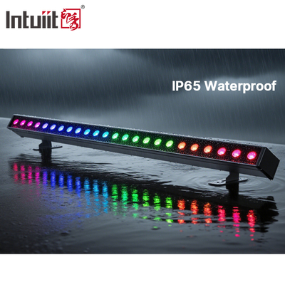 Batteriebetriebener 24x2W DMX512 LED Wall Washer IP65 wasserdicht mit RGBW-Effekten für kommerzielle Außenbeleuchtung