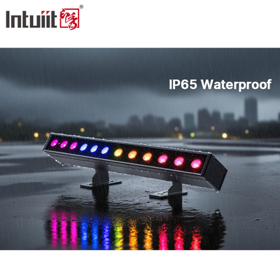 IP65 Batteriebetrieb Led Wandspüler 12pcsx2W Rgbw 4in1 Led Bar Licht für den Außenbereich