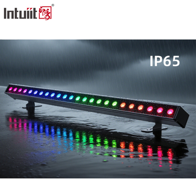 Außenbau Led Wand Waschmaschine Licht IP65 24 * 2w Wasserdicht RGBW Wand Waschmaschine Bar DJ Led Pixel Bar Bühnenlicht Party