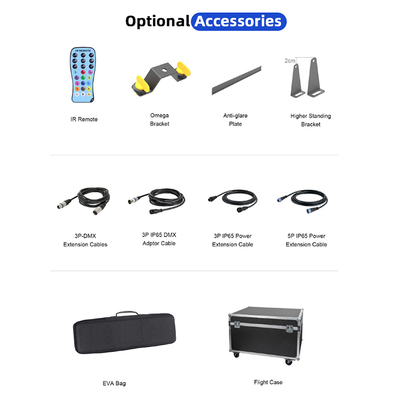 LED 24*2W Bühnenbeleuchtung DMX512 RGBW LED Lichtleisten Lineare Disco Bühne Club Hochzeit Sprachaktivierte LED Wandfluter