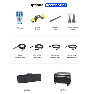 Sound Control 24 Stück * 2W DMX512 RGBW 4in1 Pixel Linear Bar LED Wall Washer Licht Professionelle Beleuchtung