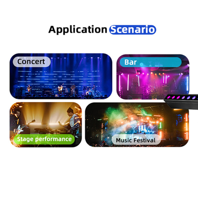 LED 24*2W Bühnenbeleuchtung DMX512 RGBW LED Lichtleisten Lineare Disco Bühne Club Hochzeit Sprachaktivierte LED Wandfluter