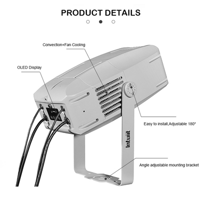 Hochwertige 200W IP65 wasserdichte LED-Außenprojektionsscheinwerfer Bunte Wasserwellen-Effekt für Nachtclub DJ Gobo Bühnenbeleuchtung