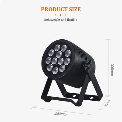 Profi IP65 Wasserdicht LED Par Licht 12x20W RGBWA+UV 6in1 DMX512 Bühnenwaschlicht für Hochzeitsfeiern im Freien Veranstaltung DJ Disco