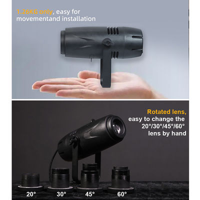 LED Gobo Projektor 40W LED Projektor Innenprojektionslampe Gobo Benutzerdefiniertes Logo Willkommenslicht LED Projektor