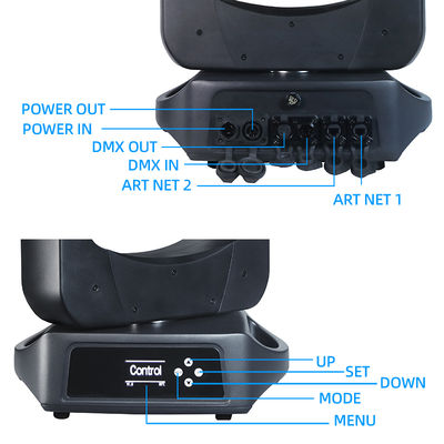 Outdoor IP66 LED 200W Beam Moving Head Light Scharfe Strahl Bühne Effekt Beleuchtung für Nachtclub DJ Disco Show Hochzeitsfeier im Freien
