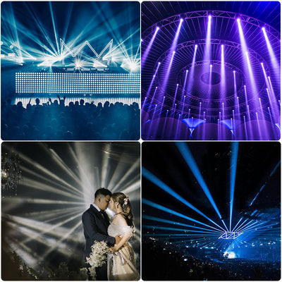 200W LED-Strahl-Bewegungskopf DMX Gobo IP66 8 Facetten Prisma +4 Linear Prisma Dj Bühnenbewegungskopflicht