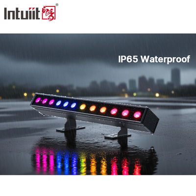 12*2W 4-in-1 IP65 LED Waschbar Batterie mit RGBW-Projektionsleuchten Strahlwirkung
