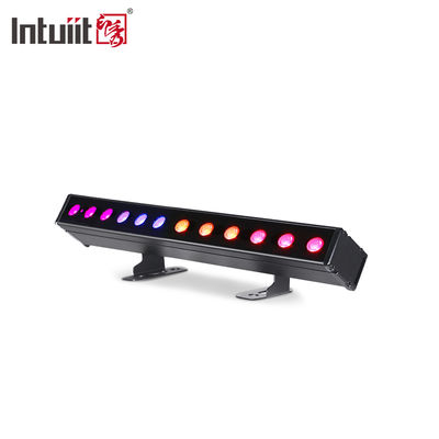 12*2W 4-in-1 IP65 LED Waschbar Batterie mit RGBW-Projektionsleuchten Strahlwirkung