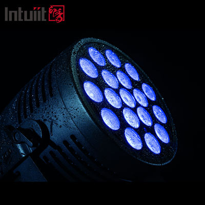IP65 Outdoor LED Par Lights - 18x20W RGBWA UV 6in1 wasserdicht DJ Bühnenlicht Ton aktiviert Auto RDM Support&DMX Control Uplights für Hochzeit Geburtstag Musik Lichtshow Party Events Bühnenbeleuchtung