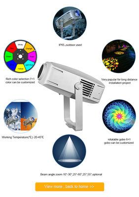 Außenwasserdicht 400W LED Logo Projektor Licht IP65 Für Landschaftsprojektion Gobo Effekt