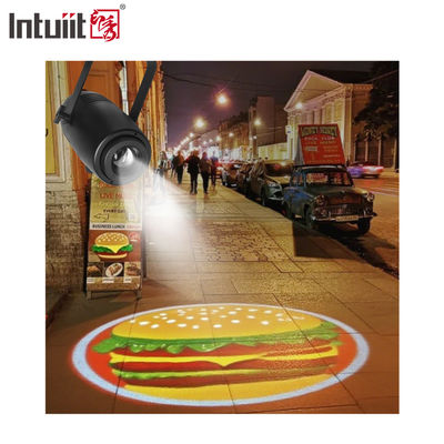Kundenspezifischer 60W IP65 wasserdichter Outdoor-Türprojektor, LED-Werbelicht, Logo-Gobo-Projektor