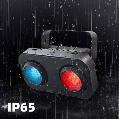 Außen LED COB Blinder Light 2x90W RGB Bernstein Warmweiß IP65 Wasserdicht Bühnenstrahler Beleuchtung DMX512 für professionelle Show Theater