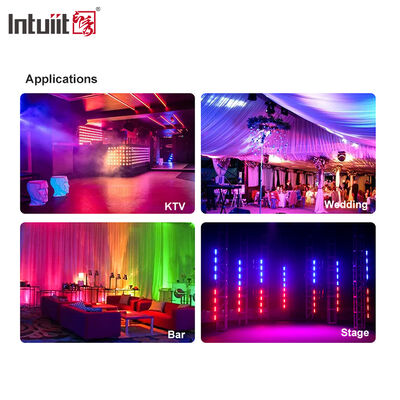 24x2W RGBW 4-in-1 LED Linear Wall Washer Bar — DMX512 Soundaktivierte Bühnenwaschlicht für Gebäude & Veranstaltungen
