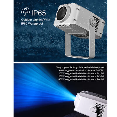 LED 100W Water Ripple Gobo Projector Ocean Ripple Landscape Lighting Water Wave Pattern Logo Projector