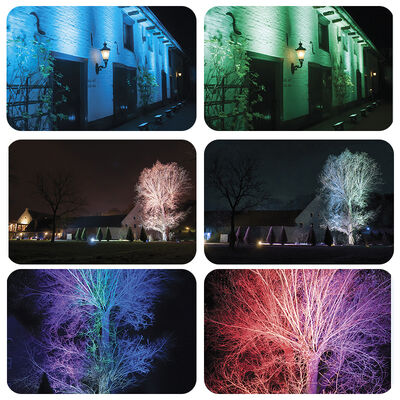 40x10W RGBW LED Flutlicht Außenstrahler City Color IP65