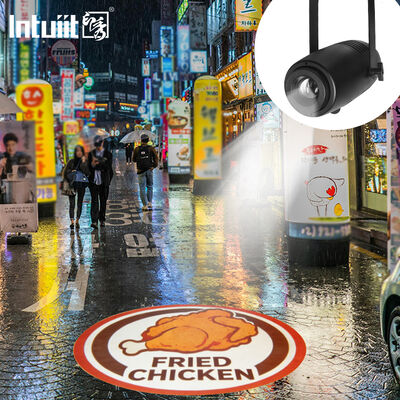 Kundenspezifische Werbeschilder 60W statischer Schilderprojektor, LED-Werbung, wasserdichter Outdoor-Projektor-Schriftzug