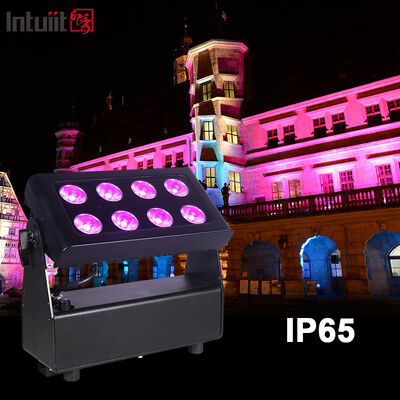 Led 8x15W RGBW Wandspüler Hotel Villa Außenwand Landschaft LED-Lampe Gebäudebeleuchtung Garten Landschaftsdekoration für den Außenbereich