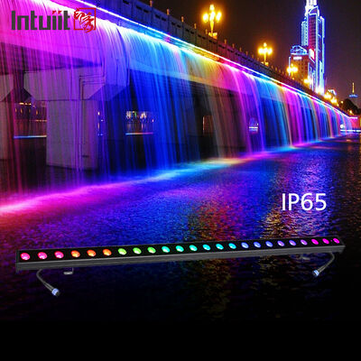 Lineare Wandfluterleuchte 24*2W Aluminium RGBW DMX IP65 Wasserdicht für Kirchenbühnen-Außenbeleuchtung