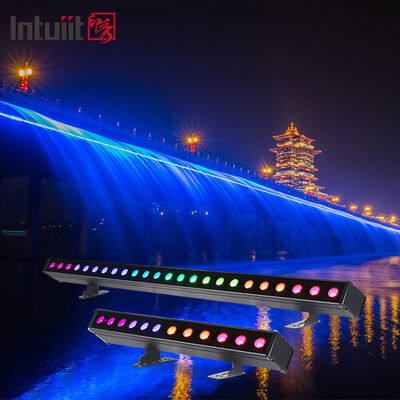 Wasserdichte LED-Waschlichtleiste 12/24x2W RGBW 4-in-1 IP65 Aluminium DMX512