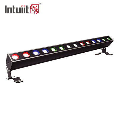 140W RGBW 4in1 IP65 Wasserdichtes LED-Linear-Wandspüler 14x10W DMX512/RDM Stadtfarbe Gebäudebeleuchtung