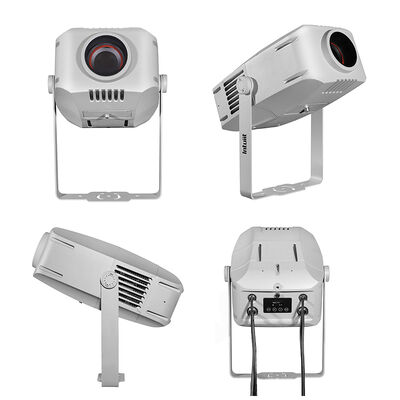 LED Logo Gobo Projector 400W IP65 Outdoor DMX512 Custom Pattern Light for Building, Advertising & Events