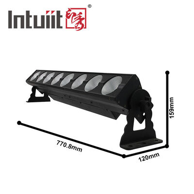 8*15W RGB Led Bühnenbeleuchtung Bar Dj Strobe Party Lichter Bar 3 in 1 Wandspüler Licht Innenraum mit DMX Steuerung Autoplay für Kirche Weihnachtshochzeitstanz