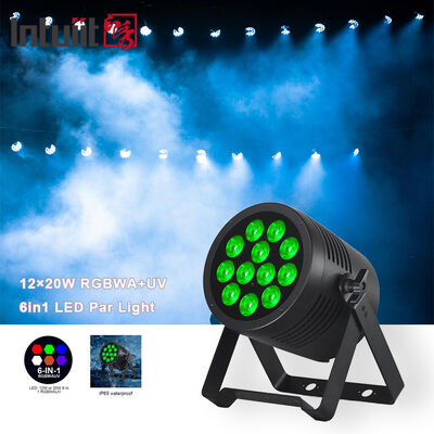 LED 12*20W RGBWA UV LED Par Washer Licht DMX512 gesteuerte Bühnenbeleuchtung für Event T Show Themenpark Konzertaufführung