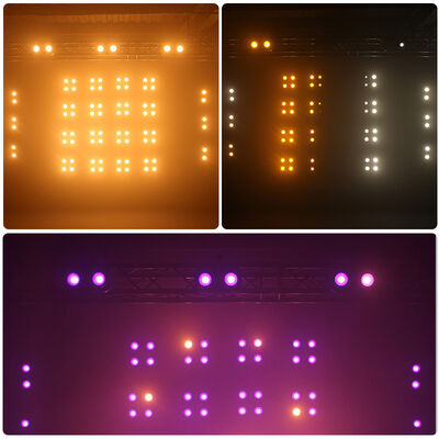 400W Wasserdichte 4-Augen-Blinder-Scheinwerfer mit RGB Warmweiß Bernstein Farben für Bühne LED Blinder IP65 Publikumslicht