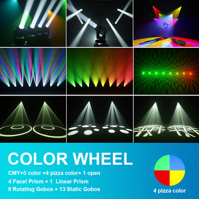 CMY 280W LED Bewegungskopf 3-in-1 Beam Spot Wash Hybrid Bühnenlicht für professionelle Bühnen Hochzeitsfeier Performance Live Show