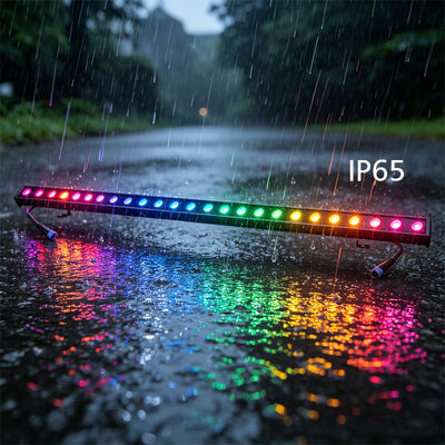 2x24W RGBW 4-in-1 IP65 Outdoor LED Linear Wall Washer — DMX512 Wasserdichtes Wash Light für Gebäude, Brücken & Landschaft