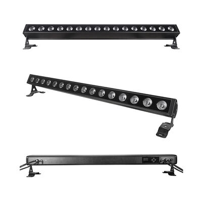 IP65 Outdoor 16x5W RGBW 4-in-1 LED-Linienwandspüler-Lampenlicht DMX512 Bühnenarchitektur Waschbeleuchtung