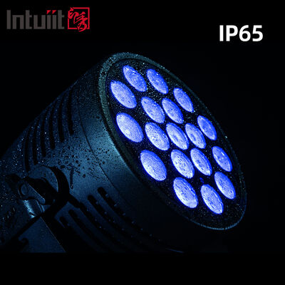 Aluminum IP65 LED Par 18*20W RGBWA+UV 6in1 Waterproof Outdoor Par Can Stage Light for Professional Stage Performance Show