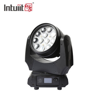 Hot Sale LED Bewegtes Kopfwaschlicht 12x10W RGBW 4in1 DMX512 professionelle Bühnenfarblampe für Hochzeitsfeier KTV