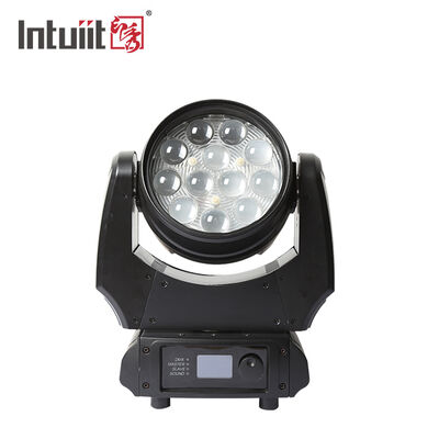 Hot Sale LED Bewegtes Kopfwaschlicht 12x10W RGBW 4in1 DMX512 professionelle Bühnenfarblampe für Hochzeitsfeier KTV