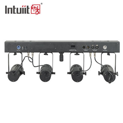 4x20W RGBW 4-in-1 LED PAR Uplighting Kit ️ 4.5° Narrow Beam DMX512 Bühnenwaschsystem für Hochzeiten, DJs & Events