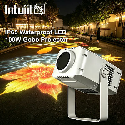 100W Logo-Gobo-Projektor-Licht IP65 Outdoor DMX512 Custom-Musterprojektion für Werbung, Gebäude und Veranstaltungen