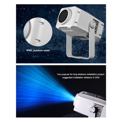 100W Logo-Gobo-Projektor-Licht IP65 Outdoor DMX512 Custom-Musterprojektion für Werbung, Gebäude und Veranstaltungen