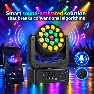 19x8w Rgbw 4in1 Bewegliche Kopfwaschlampe DJ Disco Led Bühnenleuchten