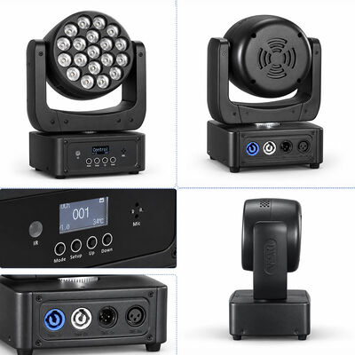 19x8w Rgbw 4in1 Bewegliche Kopfwaschlampe DJ Disco Led Bühnenleuchten