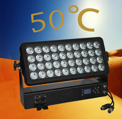 Stadtfarbe Wasch 400W Led Wand Waschmaschine Licht RGBW 4in1 Aluminiumlegierung IP65 DMX512