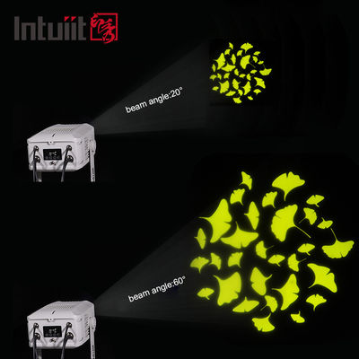 LED-lautes Summen tragbarer Mini Digital Gobo Projector Stand im Freien mit Außen-Logo Rotated Advertising Custom