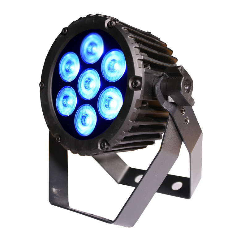 DJ-Hochzeitskonzert Dimmbares RGBW-LED-Bühnenlicht Wasserdichtes LED-Par-Licht 7 * 3W