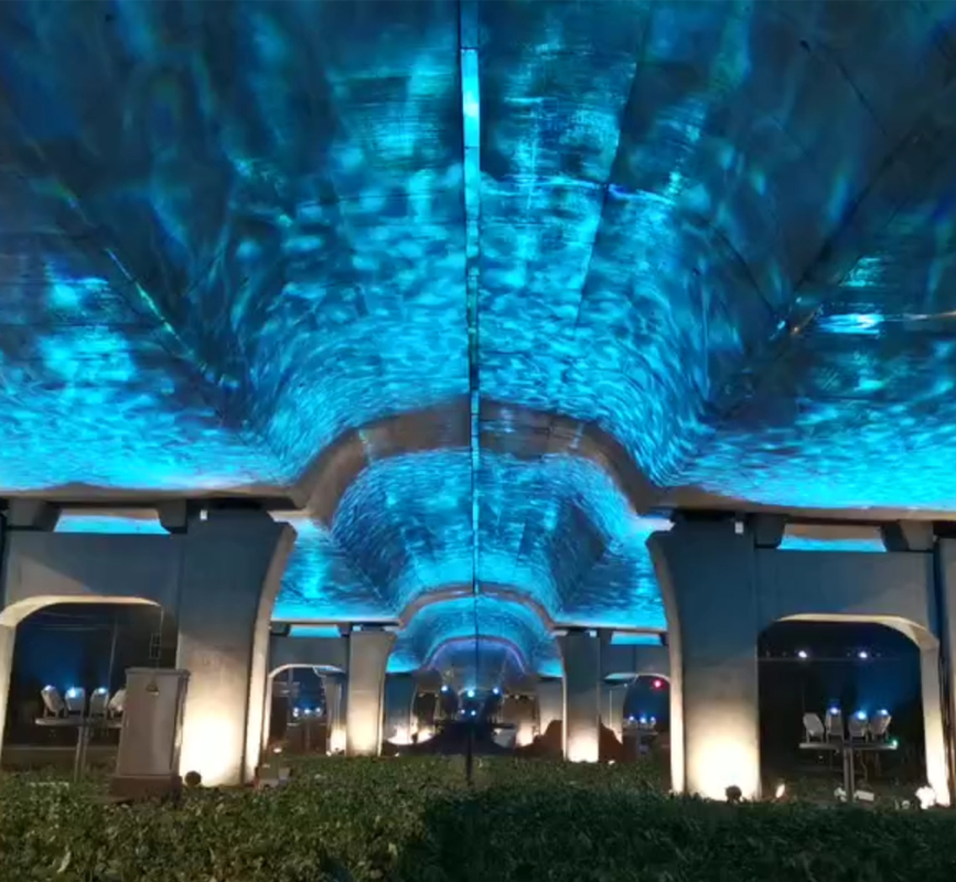 Hochzeits- und Werbeprojektor mit 400 Watt Outdoor-Gobo-Projektor für DJs und Planer