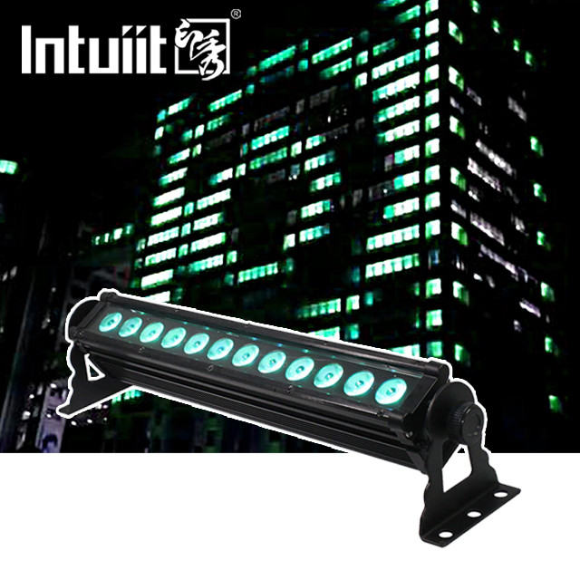 Schallaktiv dmx 0,5 Meter 12pcs 3W 3in1 rgb LED-Licht Wandspülle Bar Licht professionelle Led-Wandspülle